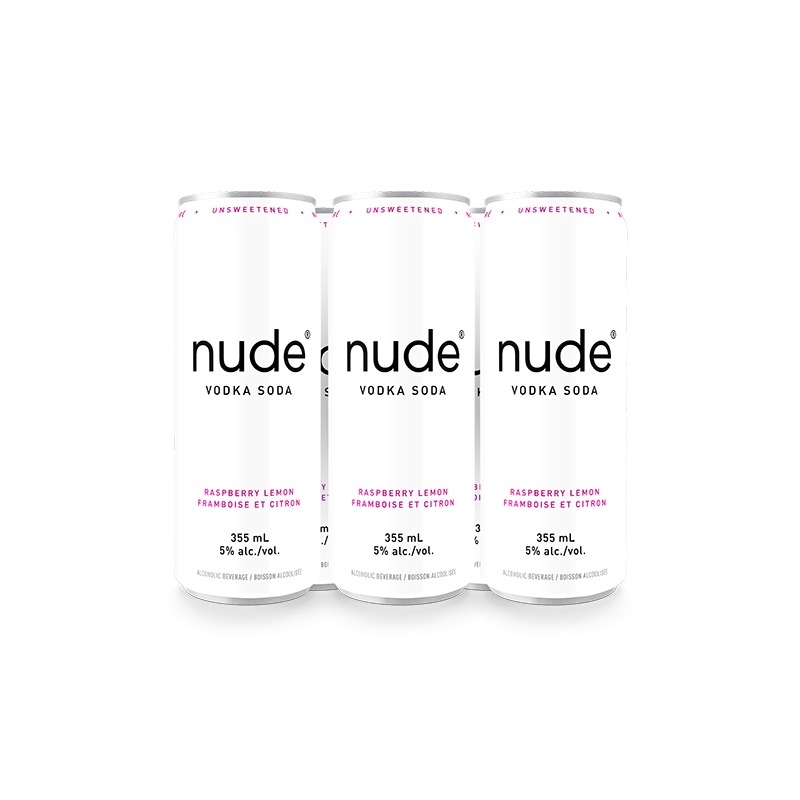 Nude Vodka Soda Raspberry Lemon